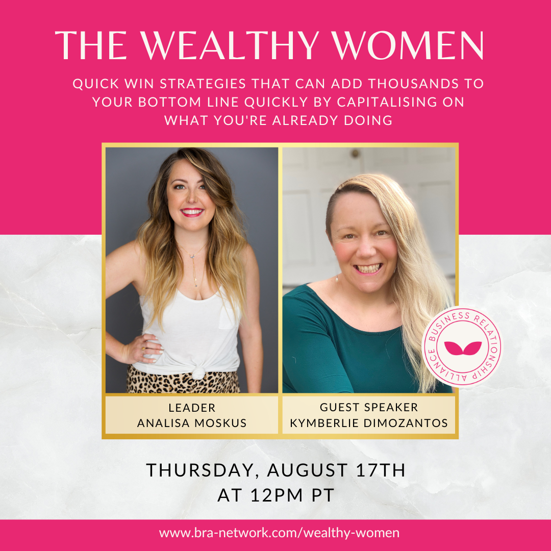 The Wealthy Women Push-Up group hosted by Ana Moskus featuring Kym