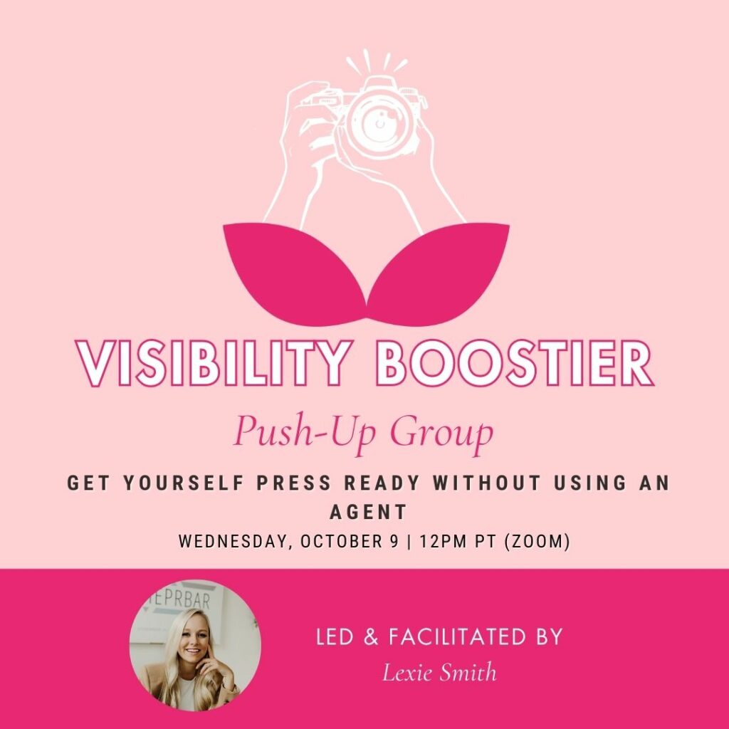 Visibility Boostier push-up group led by Lexie Smith