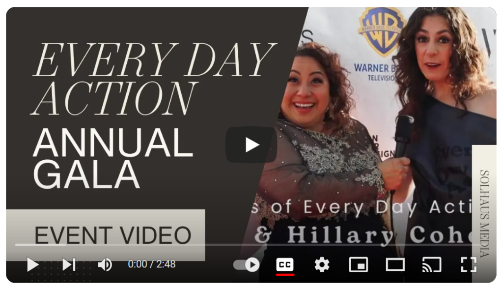 2024 Every Day Action Annual Gala highlight video by Solhaus Media