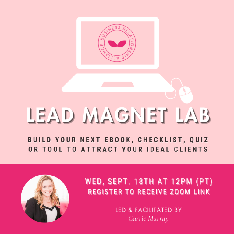 Lead Magnet Lab workshop details